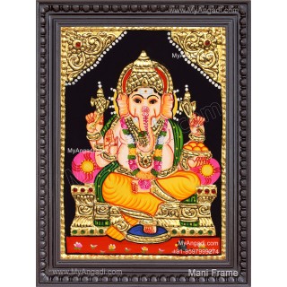 Ganapathi Tanjore Painting 