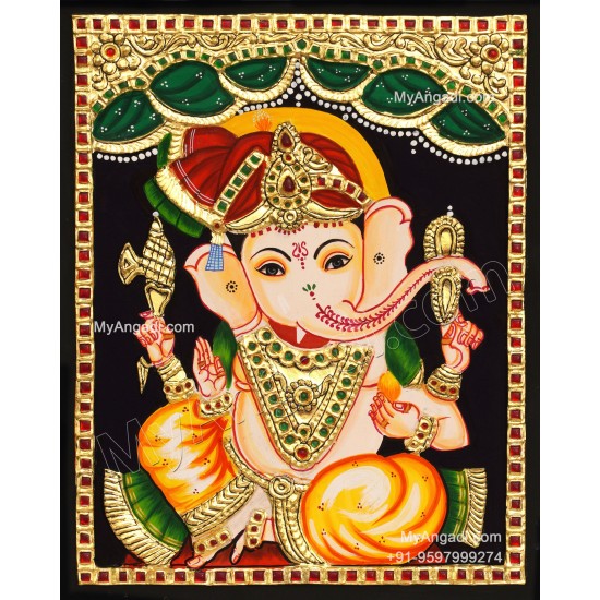Ganesha Tanjore Painting