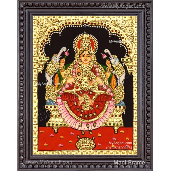 Gajalakshmi Tanjore Painting