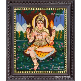 Dakshinamurthi Tanjore Painting