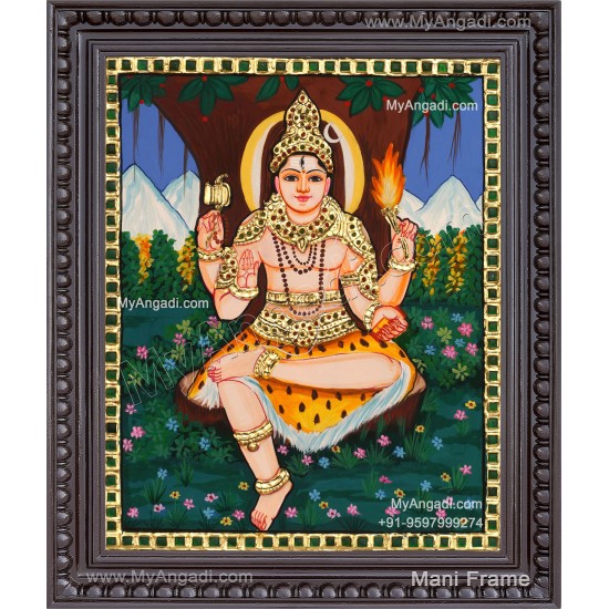 Dakshinamurthi Tanjore Painting