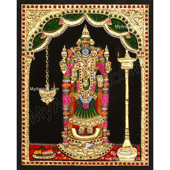 Akilandeswari Devi Tanjore Painting