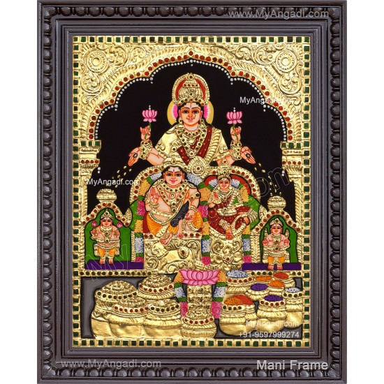 Kubera Lakshmi Tanjore Painting