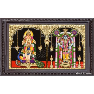 Murugar Guruvayurappar Tanjore Painting