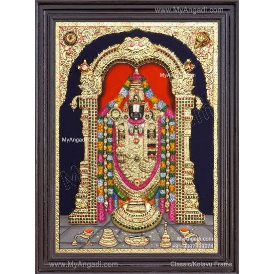 2D Balaji Tanjore Painting