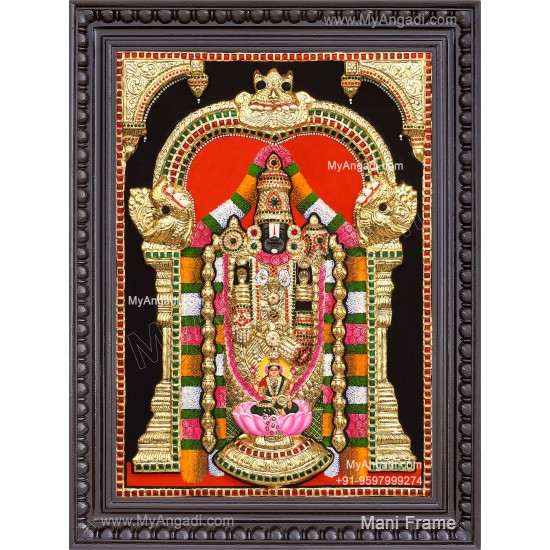 Balaji Lakshmi 3D Tanjore Painting