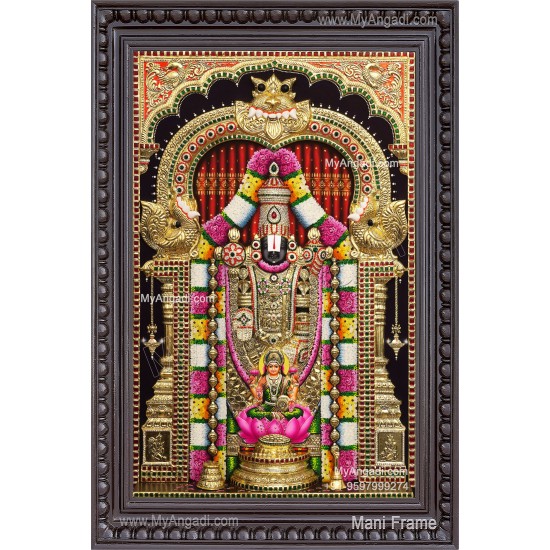 Balaji Lakshmi 3D Tanjore Painting