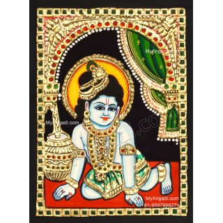 Krishna Tanjore Painting