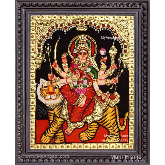 Durga Devi Tanjore Painting