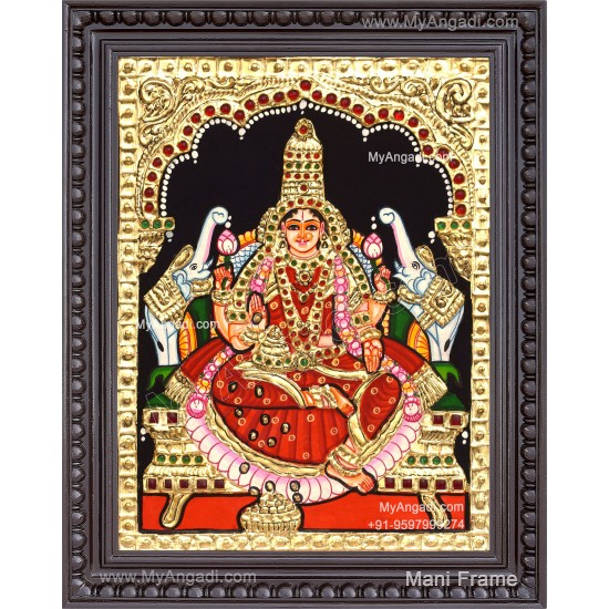 Gajalakshmi Tanjore Painting
