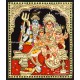 Shivan Family Tanjore Painting