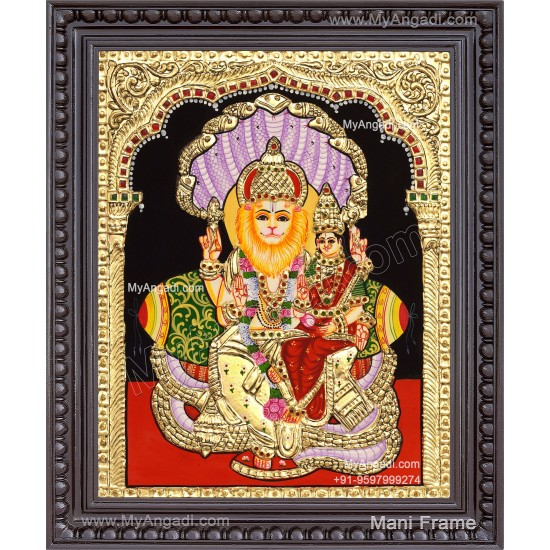 Lakshmi Narasimhar Tanjore Painting