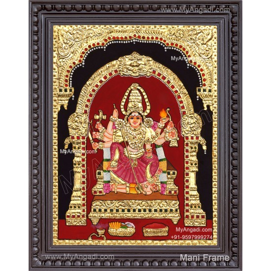 Kariyakaali Amman Tanjore Painting
