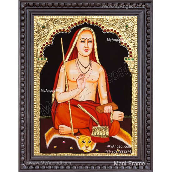 Adhi Sankarachariyar Tanjore Painting
