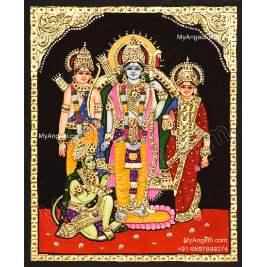 Ram Parivar Tanjore Painting