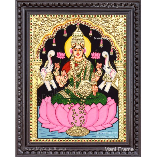 Gajalakshmi Tanjore Painting