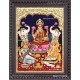 Ganesha Lakshmi Saraswathi Tanjore Painting