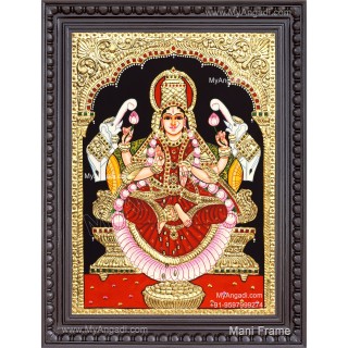 Gajalakshmi Tanjore Painting