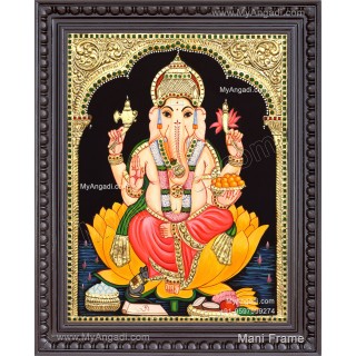 Ganesha Tanjore Painting