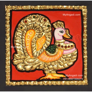 Peacock Tanjore Painting