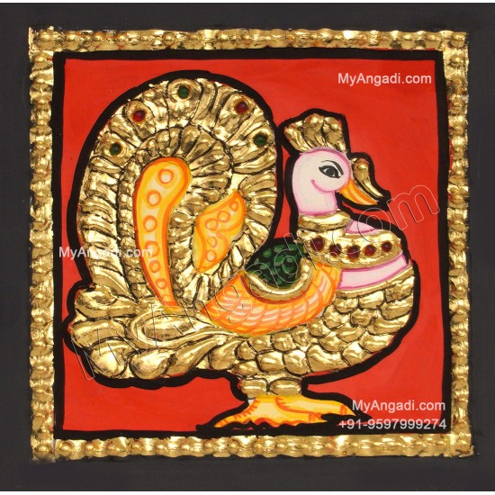 Peacock Tanjore Painting