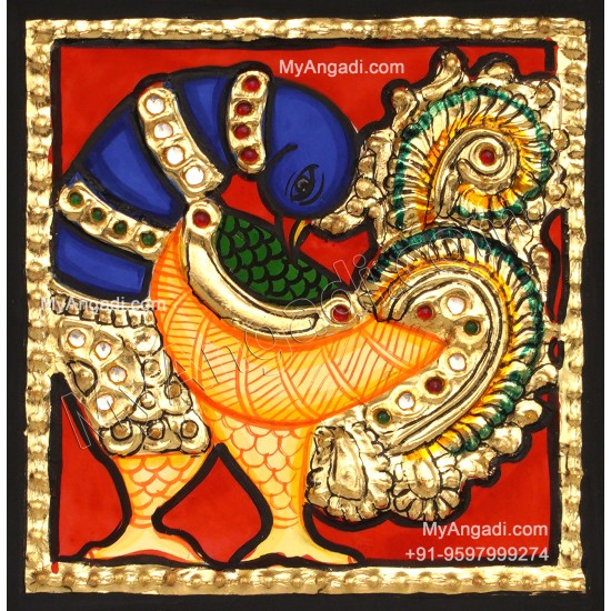 Peacock Tanjore Painting