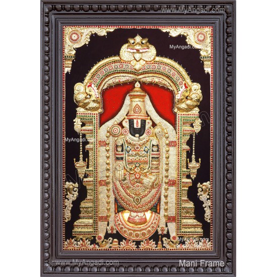 Embossed Balaji  Tanjore Painting