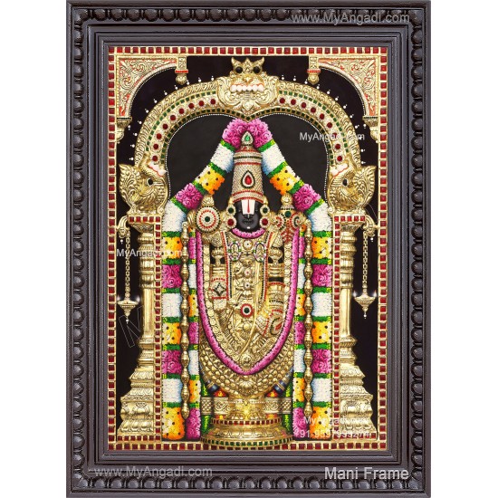 Embossed Balaji  Tanjore Painting