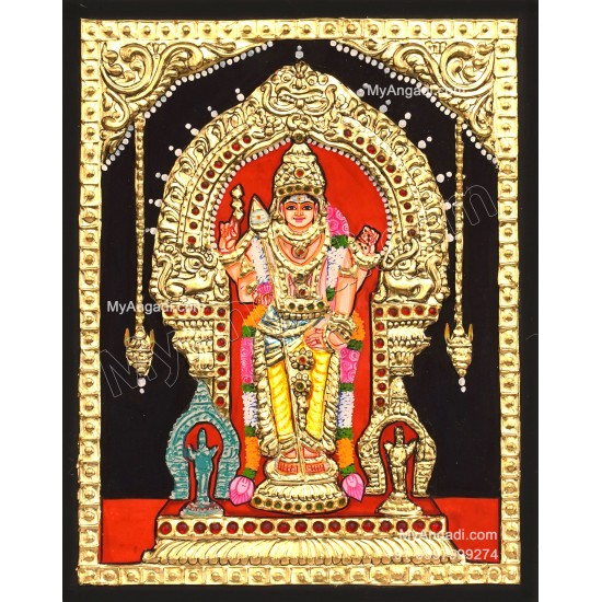 Thiruchendhur Murugar Tanjore Painting