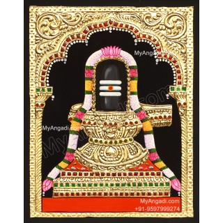 Shiva Lingam Tanjore Painting
