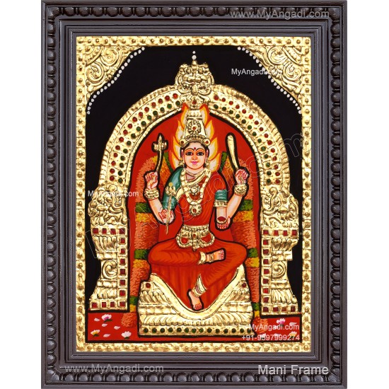Angala Parameshwari Amman Tanjore Painting