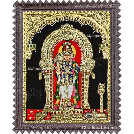Raja Alangara Murugar Tanjore Painting