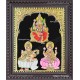 Lalitha Devi Saraswathi Lakshmi Tanjore Painting