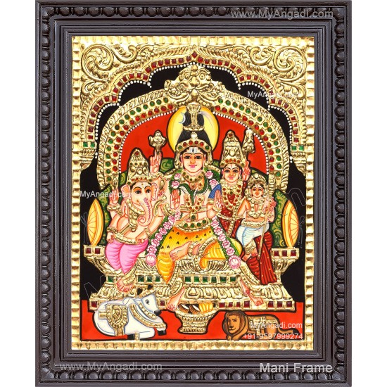 Shiva Family Tanjore Paintings