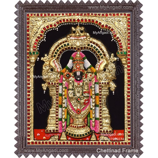 Balaji 3d Tanjore Painting