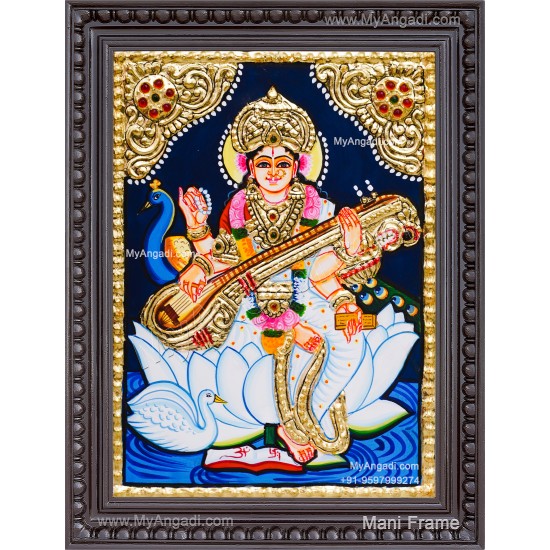 Sarawathi Tanjore Painting