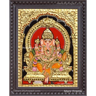 Ganapathi Tanjore Painting 