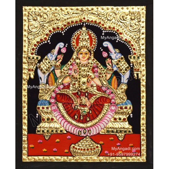 Gajalakshmi Tanjore Paintings