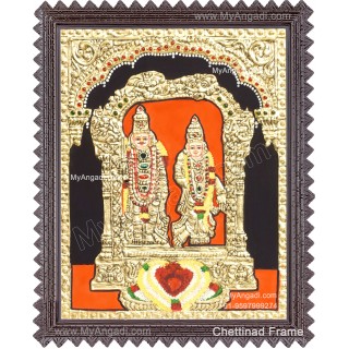 Arulmigu Raajaswamy Nallamangai Amman Tanjore Painting