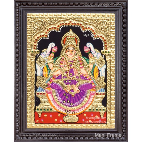 Gajalakshmi Tanjore Painting