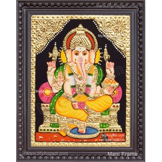 Ganapathi Tanjore Painting 