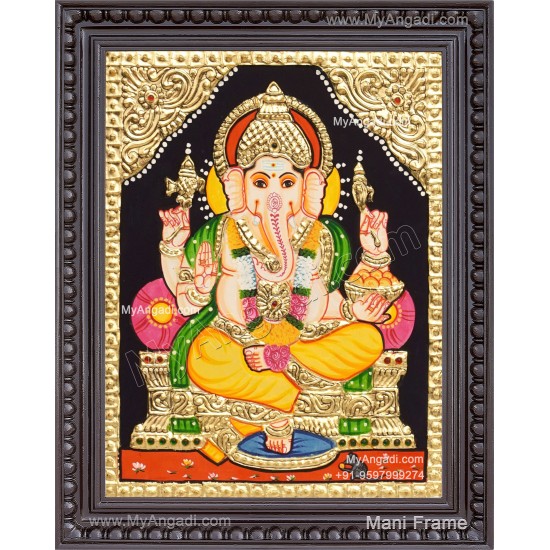 Ganapathi Tanjore Painting 