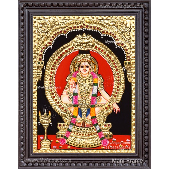 Aiyappan Tanjore Painting