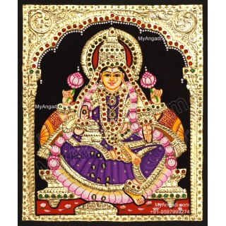Lakshmi Devi Tanjore Painting