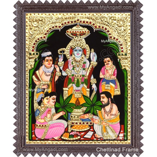 Sathyanarayana Tanjore Painting
