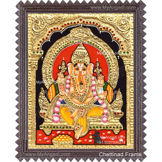 Ganapathi Tanjore Painting 