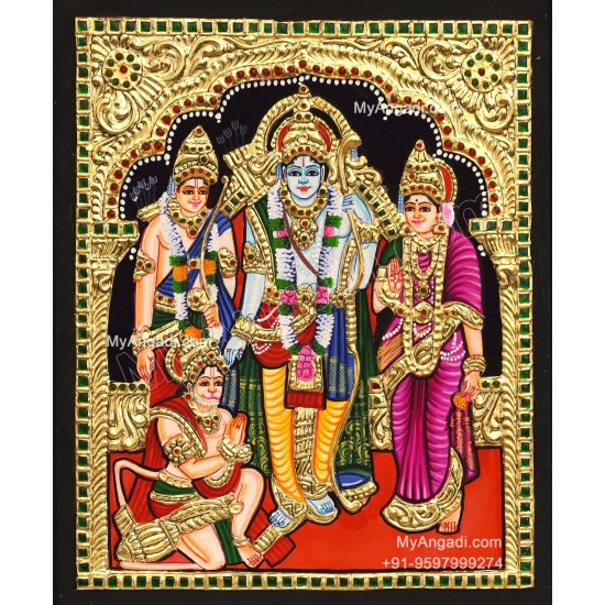 Ram Darbar Tanjore Painting