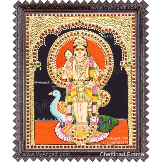 Mayil Murugan Tanjore Painting