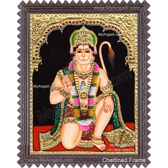 Hanuman Tanjore Painting