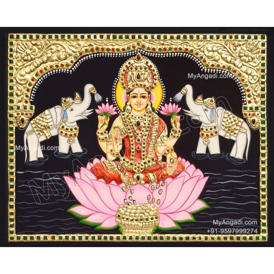 Gajalakshmi Tanjore Paintings